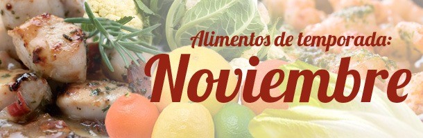 Resultado de imagen de alimentos de noviembre