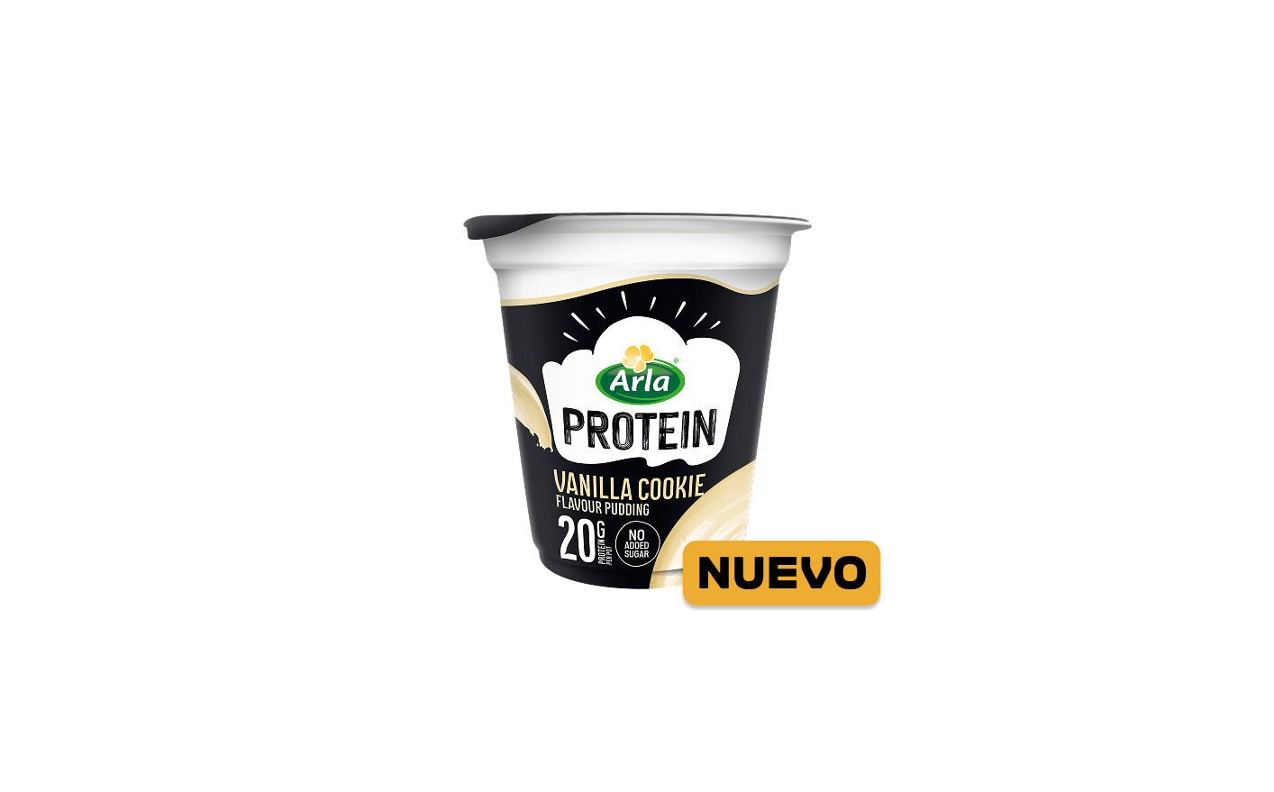 <b><a style="font-family: Arla InterFace, Helvetica, Arial, sans-serif; font-size: 36px; text-decoration:none; color:#ffffff" href="https://www.naturarla.es/productos/gama-arla-protein/pudding-vanilla-cookie/">PUDDING VANILLA COOKIE</a></b>
