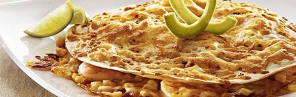 Recetas con queso: quesadillas camarones