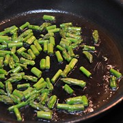 Salteado garbanzos y trigueros