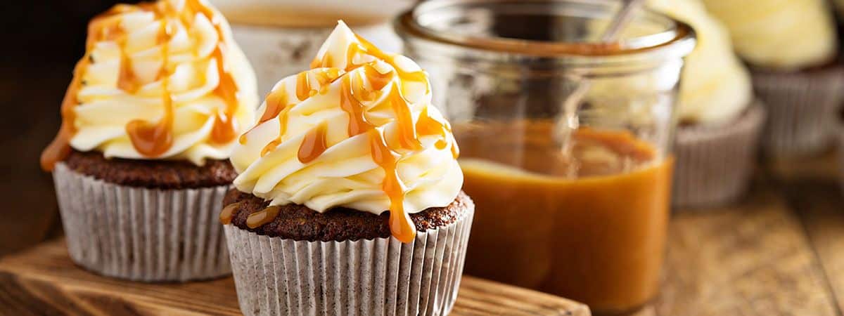 Cupcakes con queso piña Castello