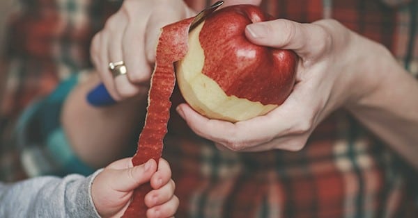 piel de la fruta y verdura