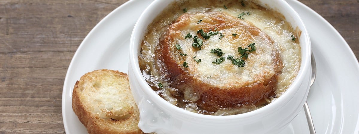 sopa de cebolla