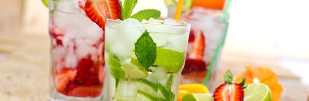 mojito-limón-ron-fresas