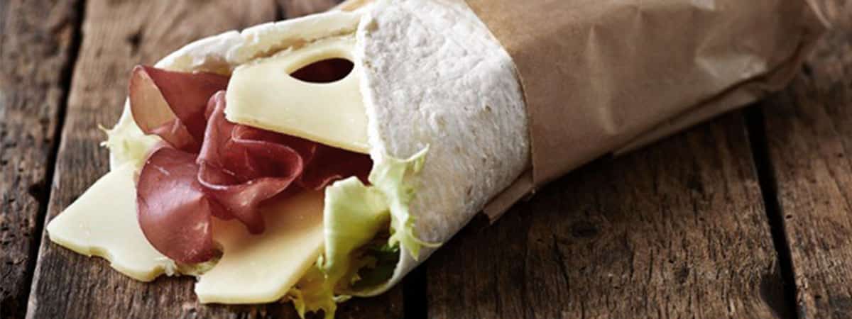 Wrap de queso Arla Emmental