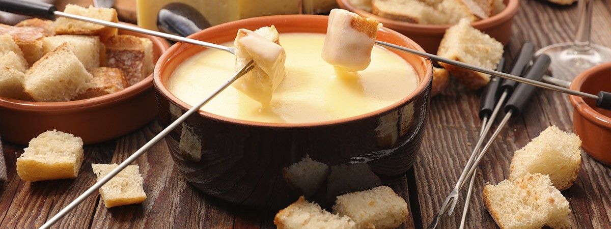 Fondue de queso azul