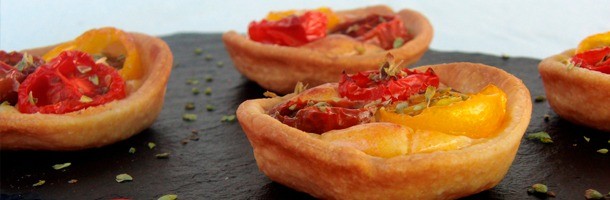 Tartaletas con tomates cherry 9