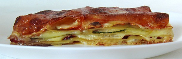 Lasaña gratinada