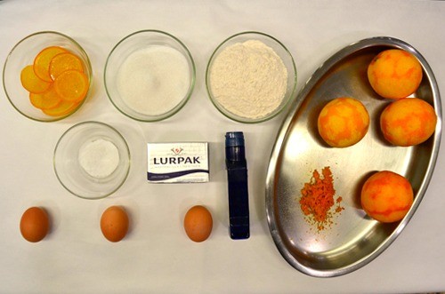 Bizcocho de naranja ingredientes