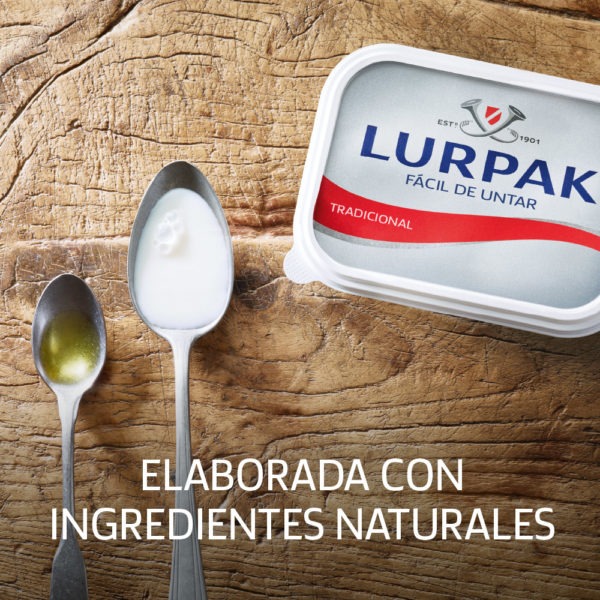 Mantequilla Lurpak con ingredientes naturales
