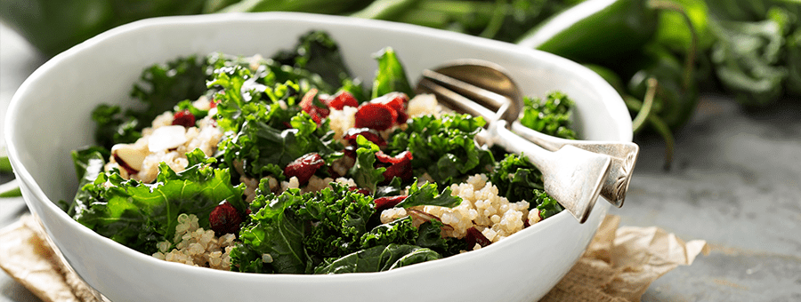 Ensalada de kale y aguacate