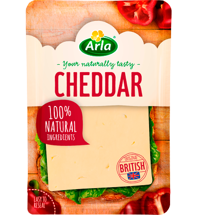 Queso en lonchas cheddar Arla