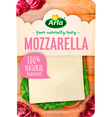 Queso en lonchas mozzarella Arla