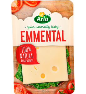 Queso en lonchas emmental Arla