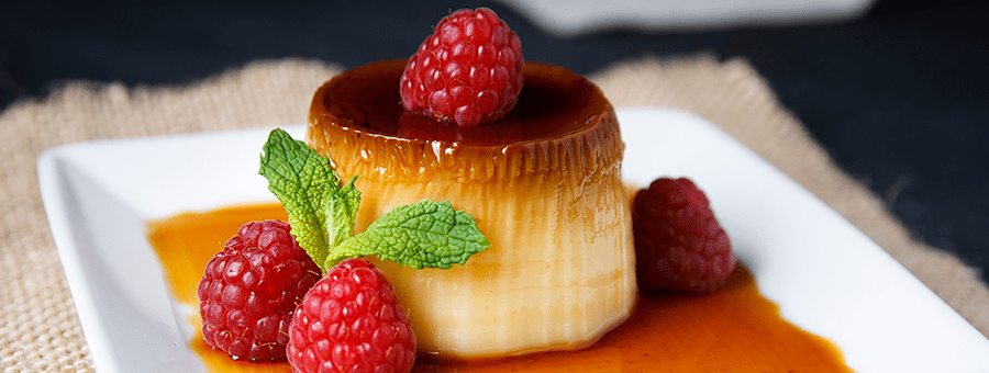 Flan de queso Mario Sandoval