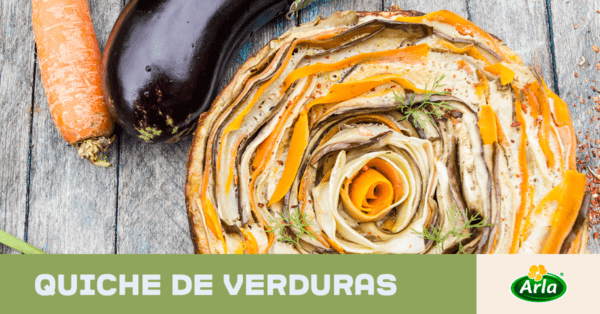 Quiche de verduras con Havarti