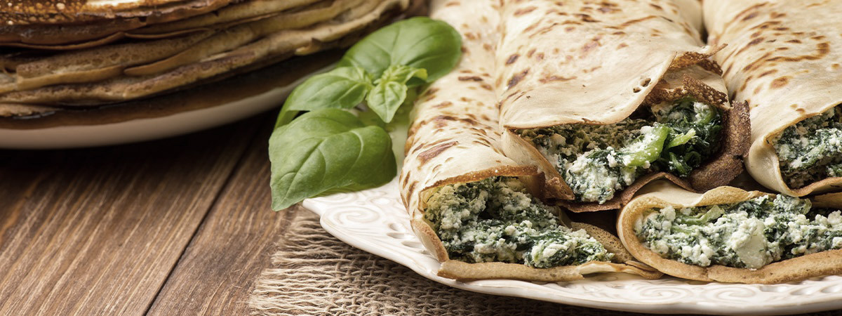 Crepe espinacas de Mario Sandoval. ARLA