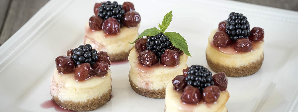 Mini cheesecakes