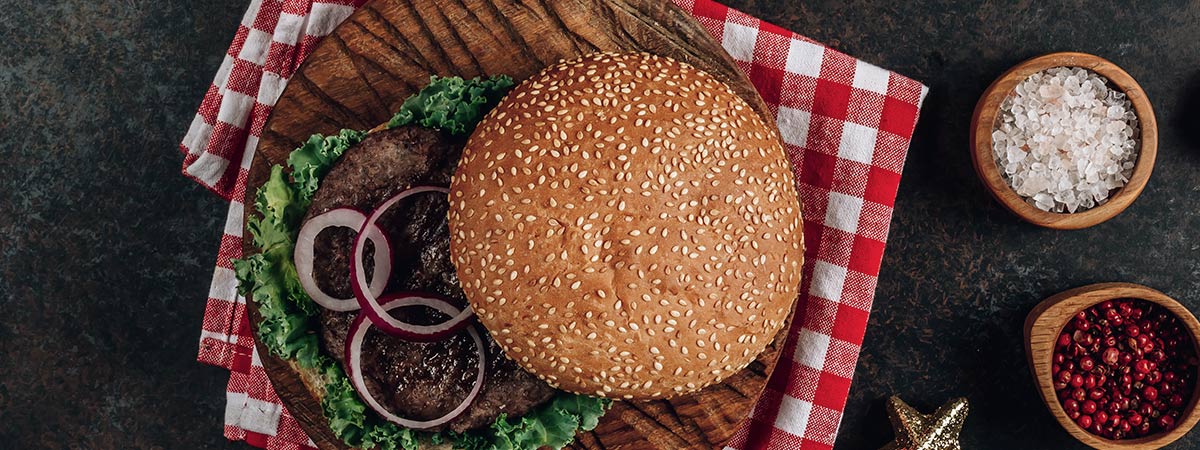 hamburguesa con kale