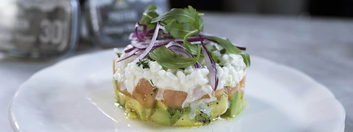 Tartar de tomate y aguacate