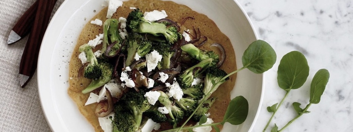 socca con verduras