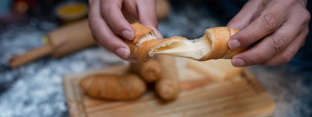 Tequeños de queso. Arla