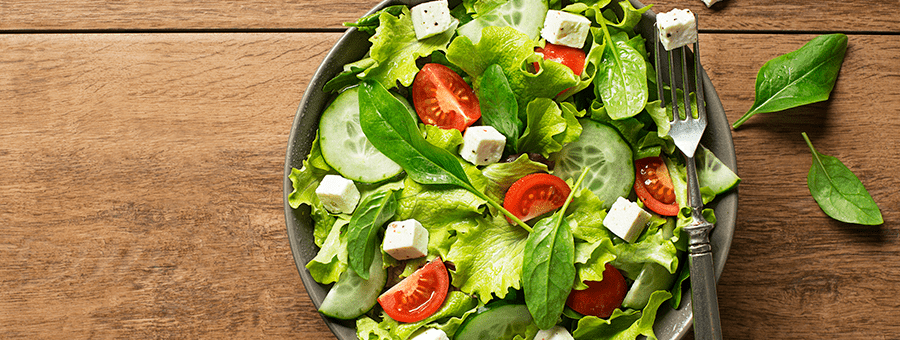 Ensalada de espinacas y queso Arla Apetina