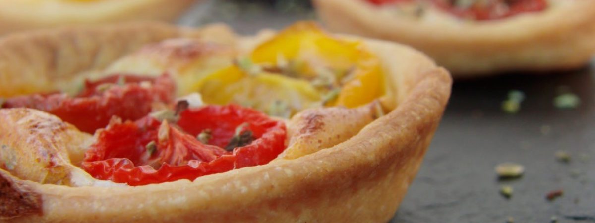 Tartaletas con tomates cherry 8